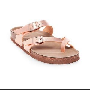 MADDEN GIRL ROSE GOLD SANDALS